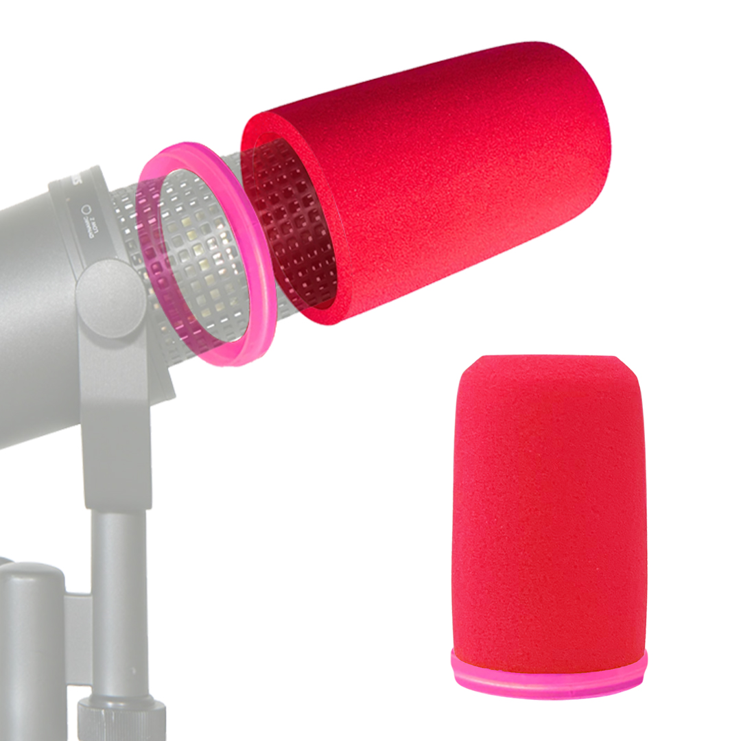 Shure Mic Sm7B - غطاء إسفنجي أصلي لحماية ميكروفون شور
