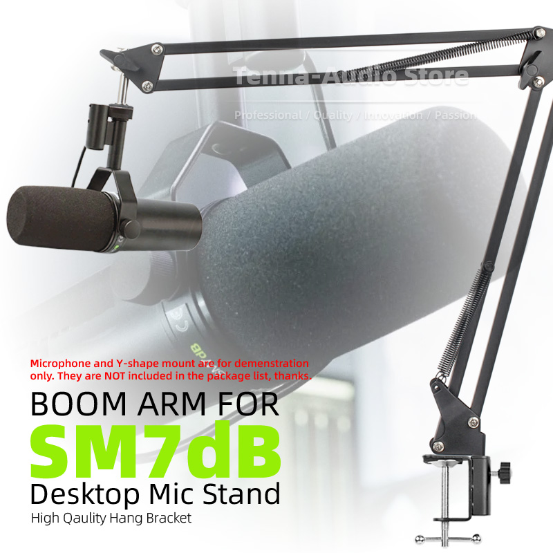 Shure Mic Sm7B - حامل ميكروفون مكتبي متوافق مع ميكروفونات