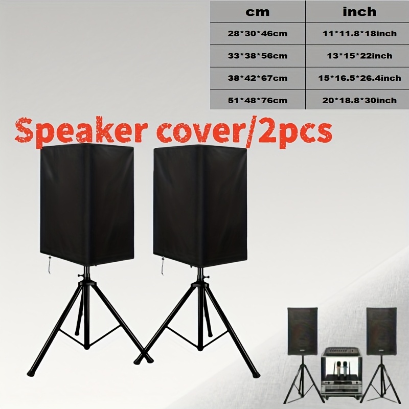 Audio Music Only - غطاء مكبر صوت (قطعتان)، مناسب لحماية