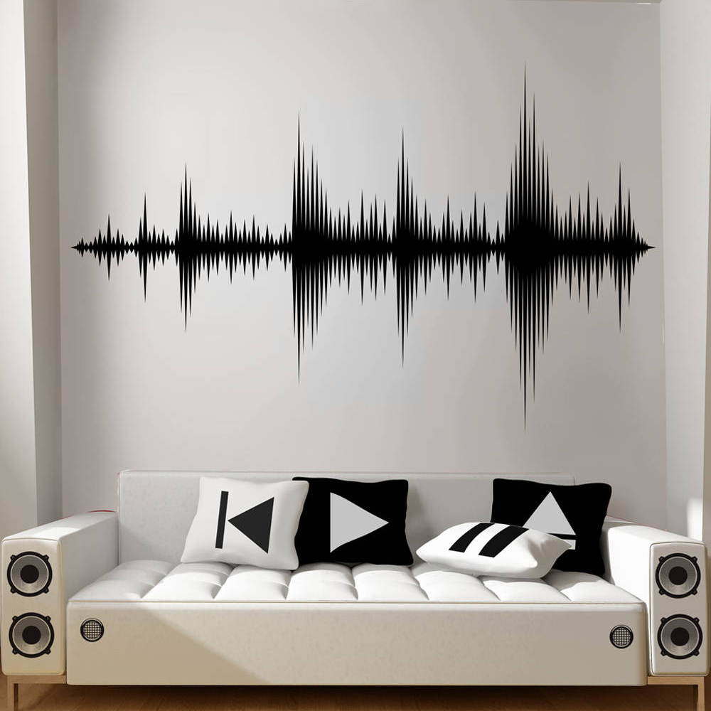 Audio Music Wallpaper - الصوت موجة الجدار ملصق مائي موجة