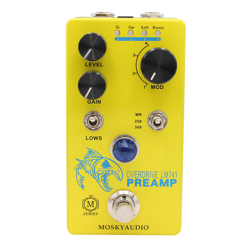 Looper Pedal Guitar - 4.preampa دواسة الغيتار ، تشويه أوفيردرايف