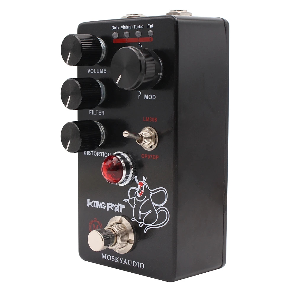 Looper Pedal Guitar - دواسة تأثيرات موسكي كينج رات للتشويه