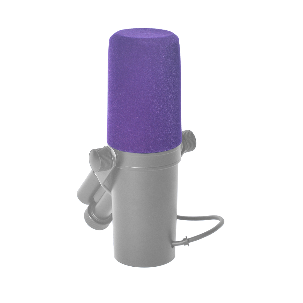 Shure Mic Sm7B - غطاء ميكروفون احترافي من الإسفنج المخملي