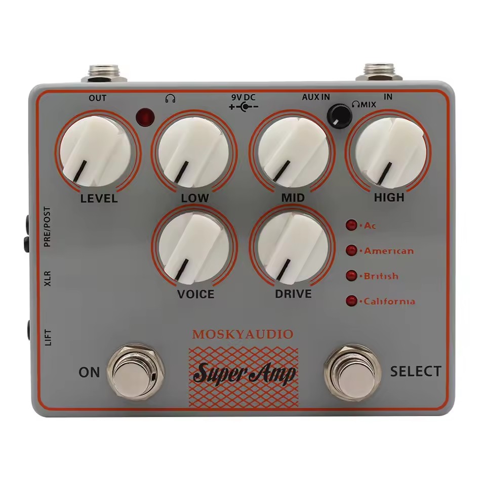 Looper Pedal Guitar - Mosky 4 AMP في صندوق مكبر