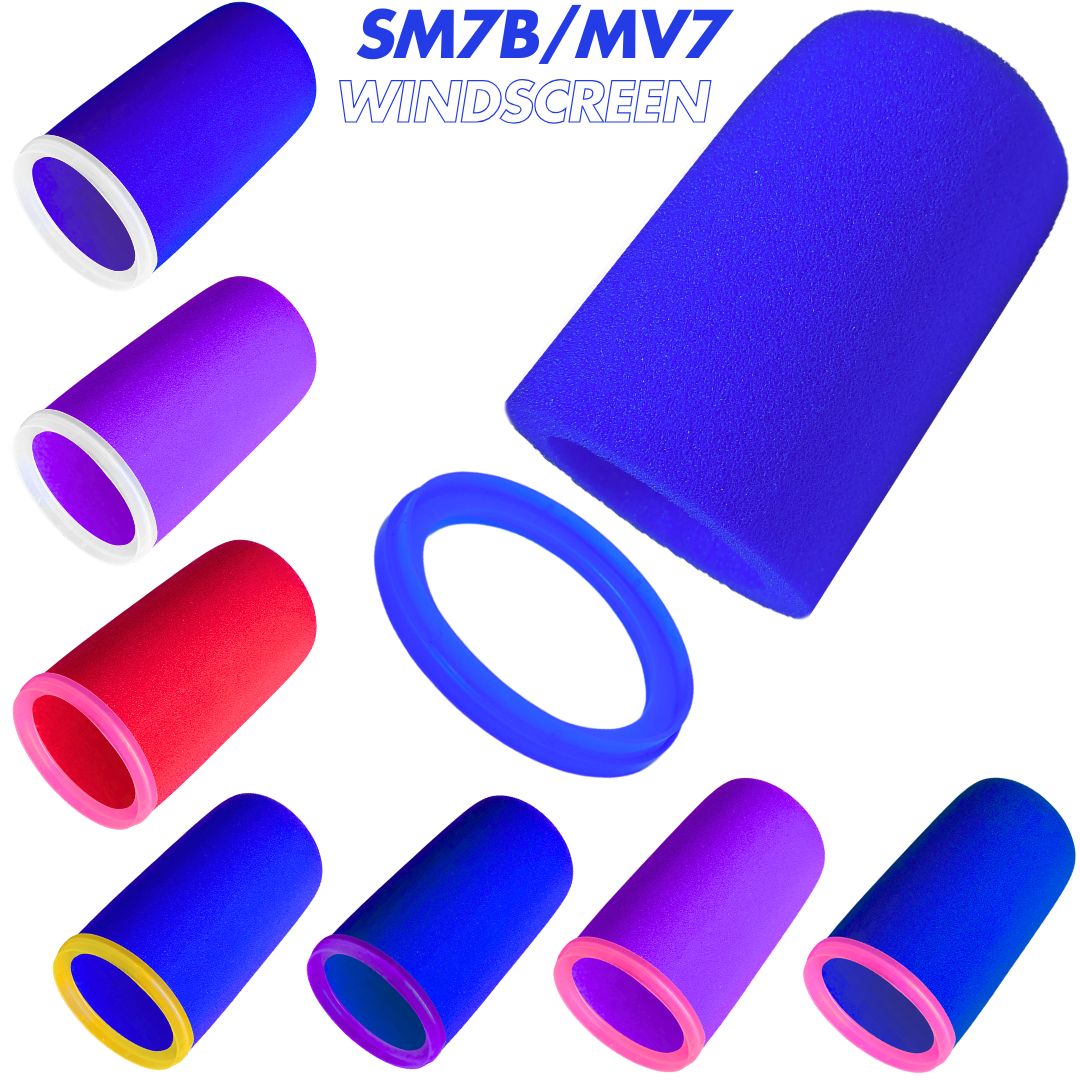 Shure Mic Sm7B - SM7dB الزجاج الأمامي رغوة عالية الكثافة