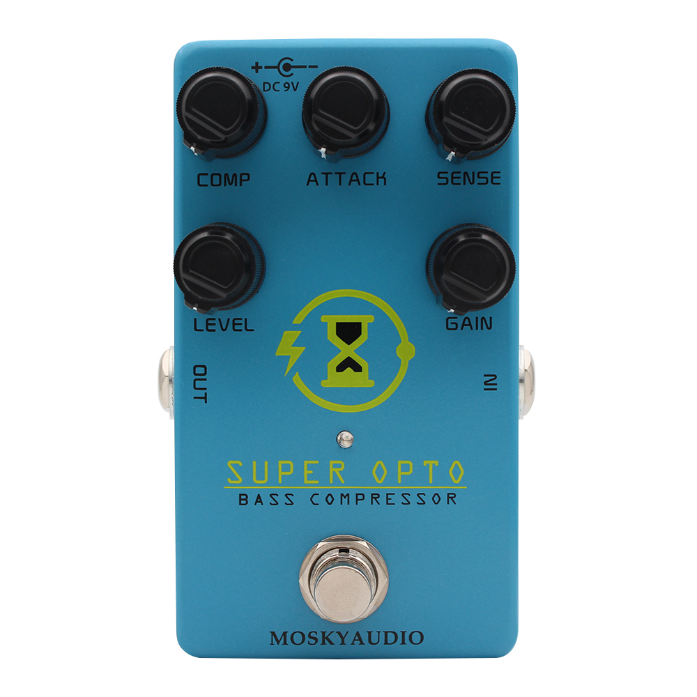 Looper Pedal Guitar - ضاغط بصري Mosky Super OPTO Bass