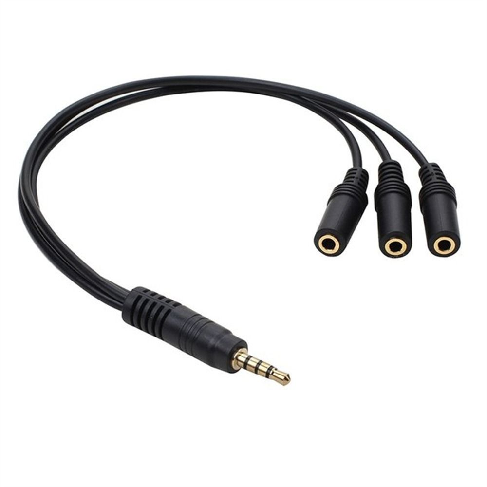 Audio And Music Splitter - كابل تقسيم صوت ستريو 3.5 ملم
