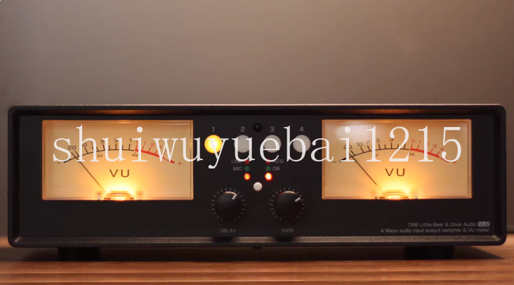 Audio And Music Splitter - مقياس مستوى الصوت التناظري VU2، محول