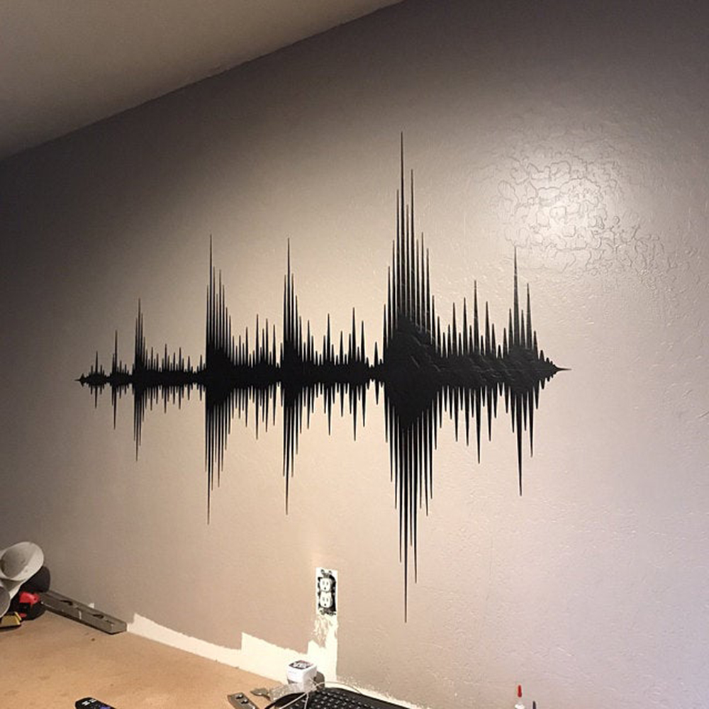 ملصق حائط مموج للصوت ، ملصق حا - مراجعة Audio Music Wallpaper وسعره