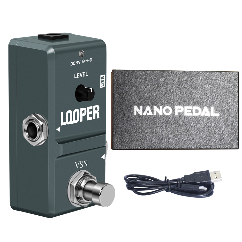 VSN الغيتار وبير دواسة الرقمية - مراجعة Looper Pedal Guitar وسعره