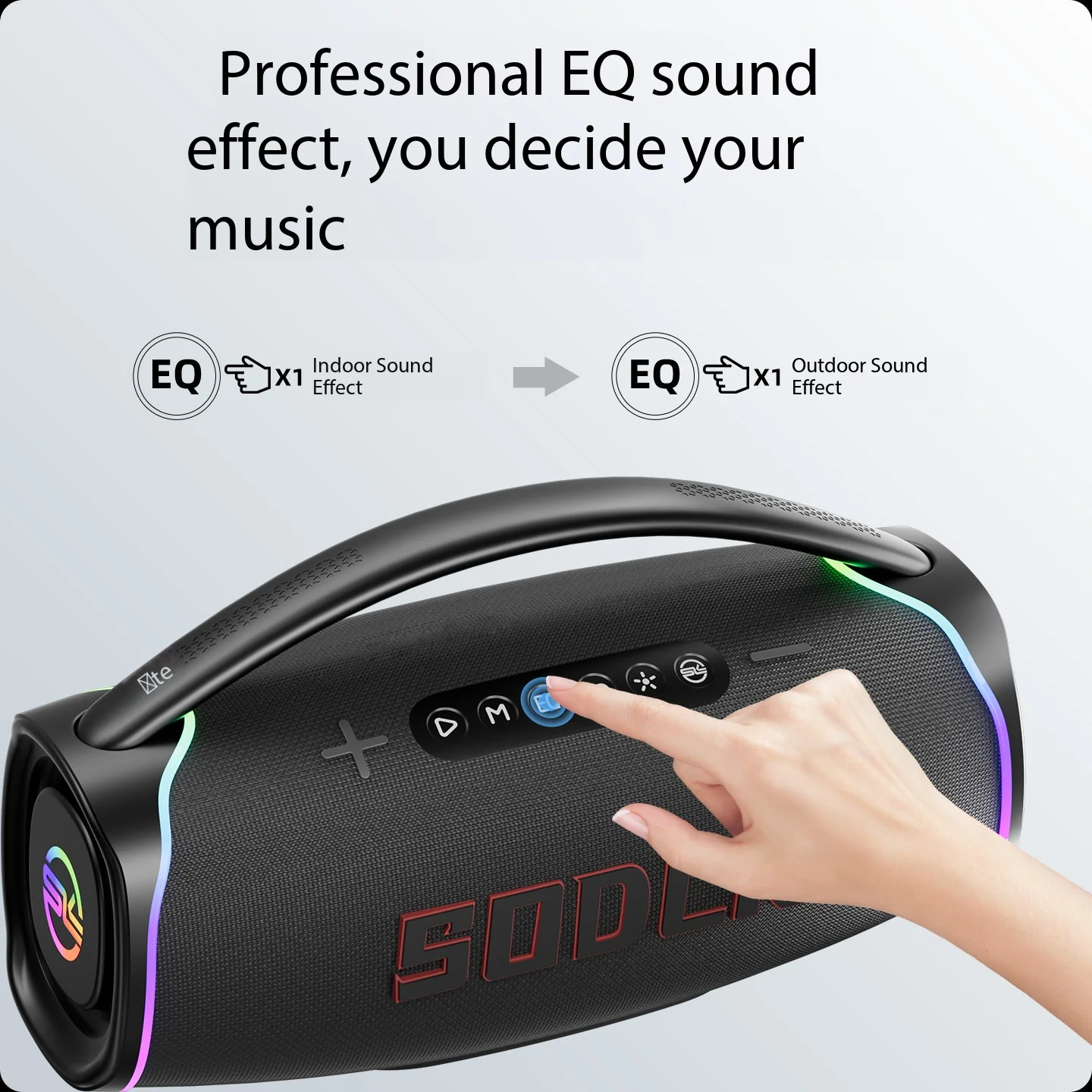 مكبر صوت كاريوكي محمول SODLK S - مراجعة Apple Music Audio Quality وسعره