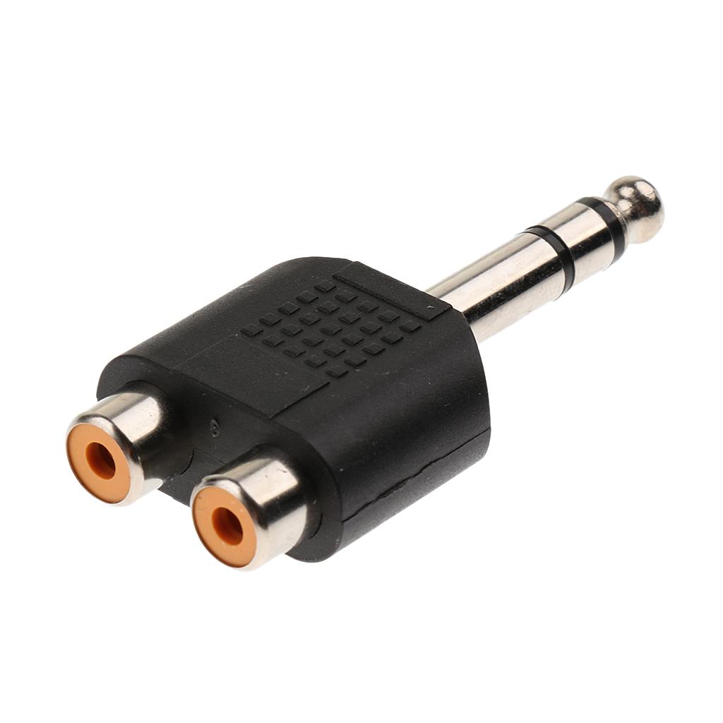 كابل مقسم الصوت 6.5 ملم إلى RC - مراجعة Audio And Music Splitter وسعره