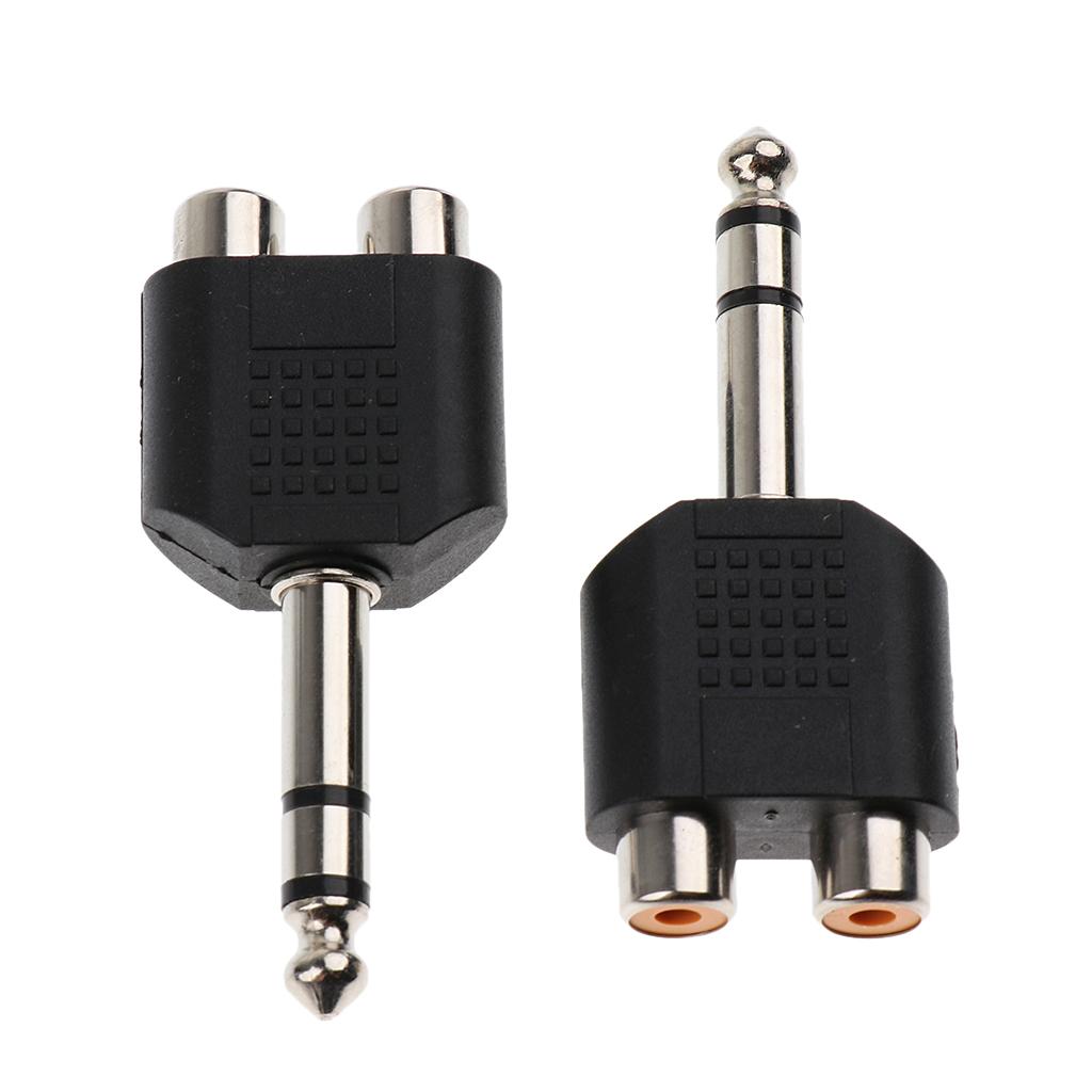 كابل مقسم الصوت 6.5 ملم إلى RC - مراجعة Audio And Music Splitter وسعره