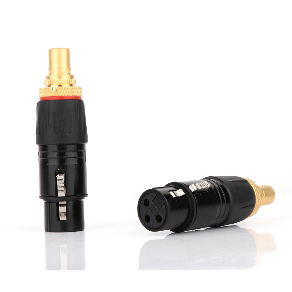 2 قطعة NEUTRIK XLR ذكر إلى RCA - مراجعة Cable Xlr Balanced وسعره