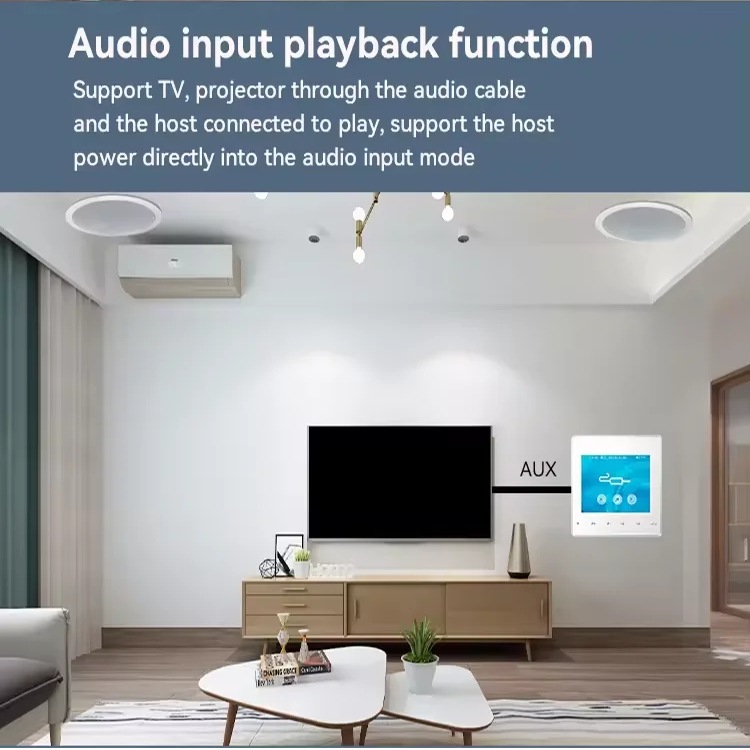 المنزل بلوتوث الجدار مكبر للصو - مراجعة Audio Music Background Free وسعره
