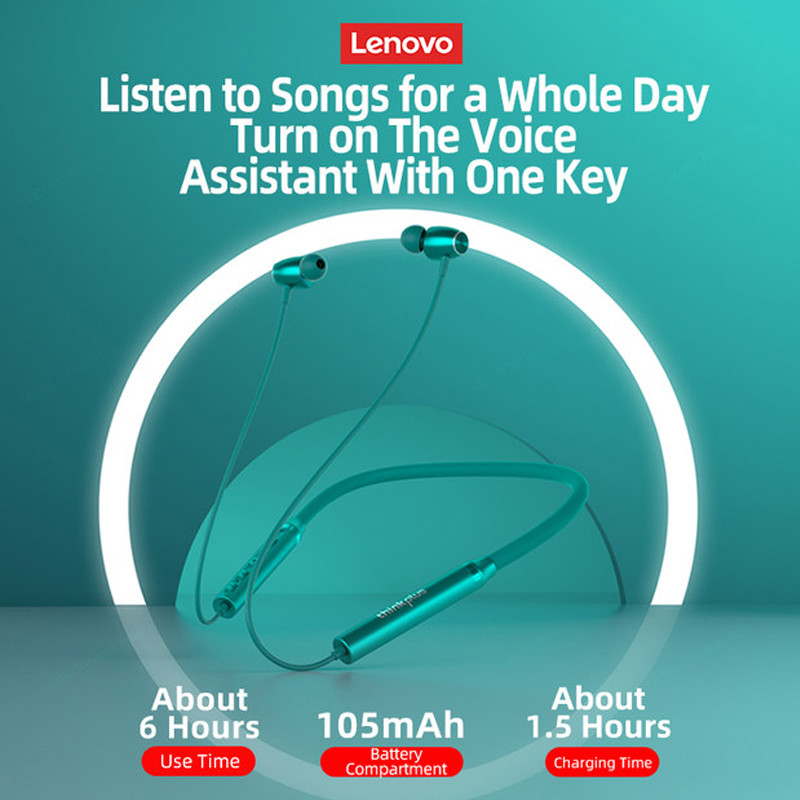 الأصلي لينوفو HEO5X سماعات لاس - مراجعة Audio Music Apple وسعره