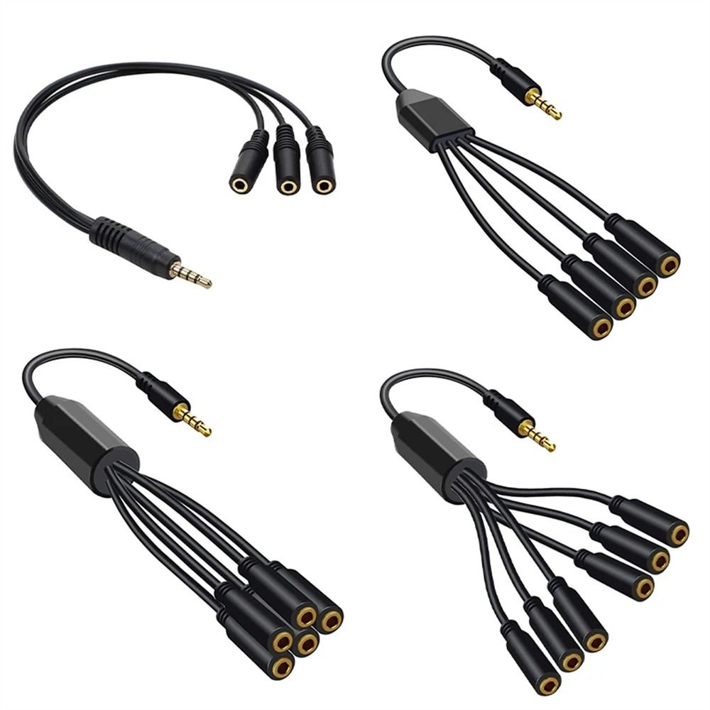كابل تقسيم صوت ستريو TRRS 3.5  - مراجعة Audio And Music Splitter وسعره