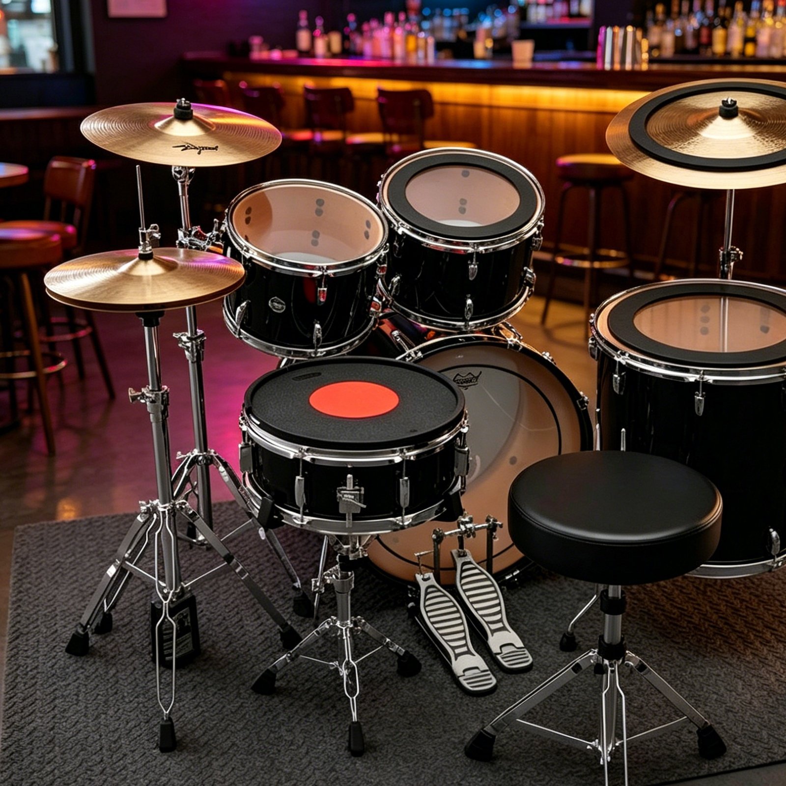 مجموعة وسادات عازلة للصوت للطب - مراجعة Drum Practice Pad وسعره