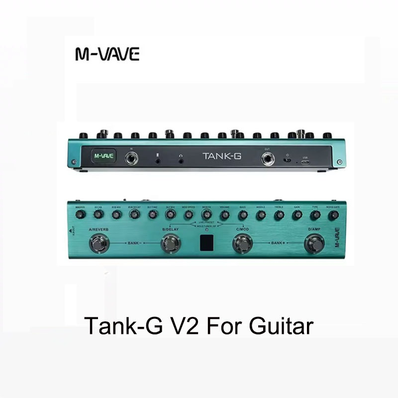 M-VAVE TANK PRO/TANK-G دواسة ج - مراجعة Looper Pedal Guitar وسعره