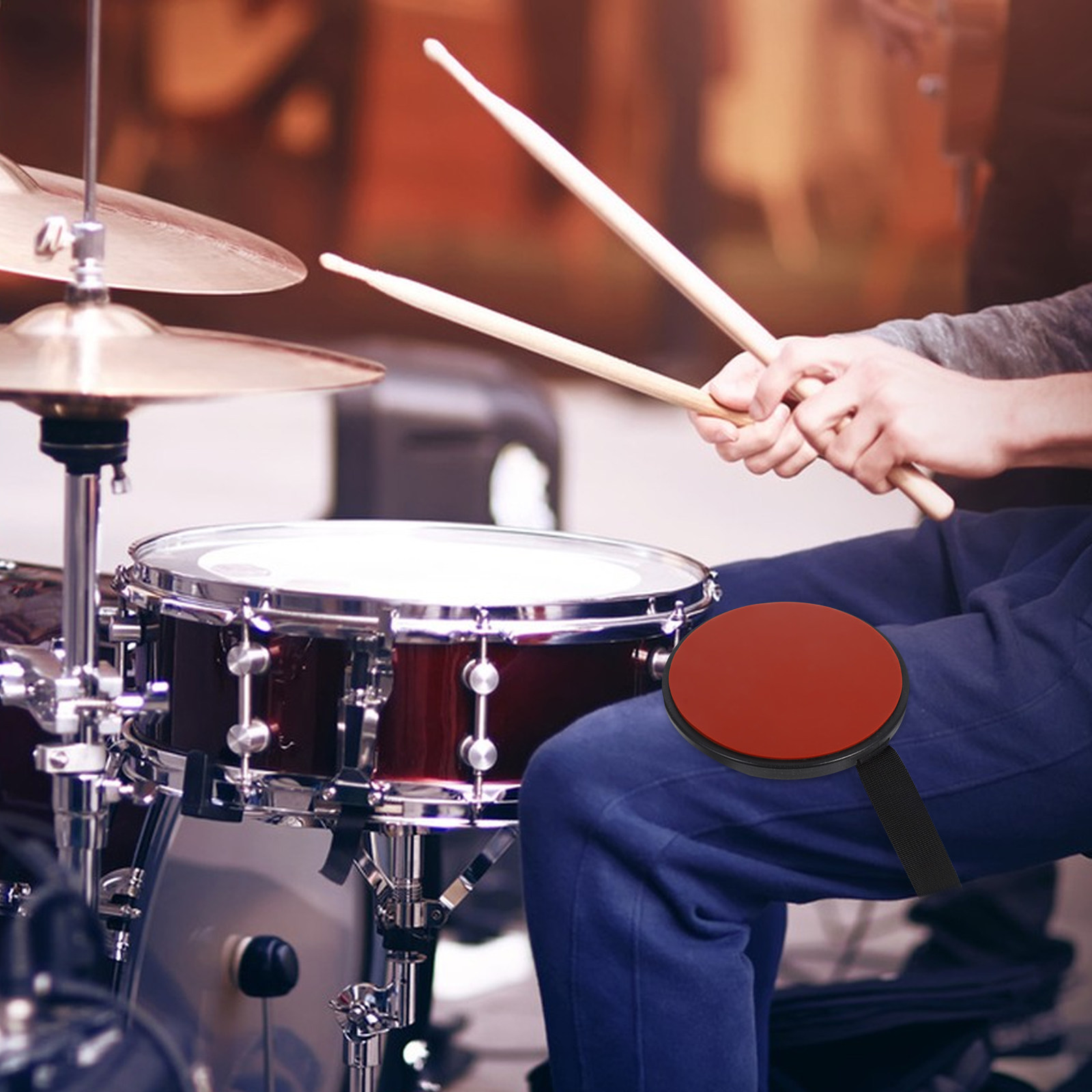 وسادة تدريب طبول صامتة قابلة ل - مراجعة Drum Practice Pad وسعره