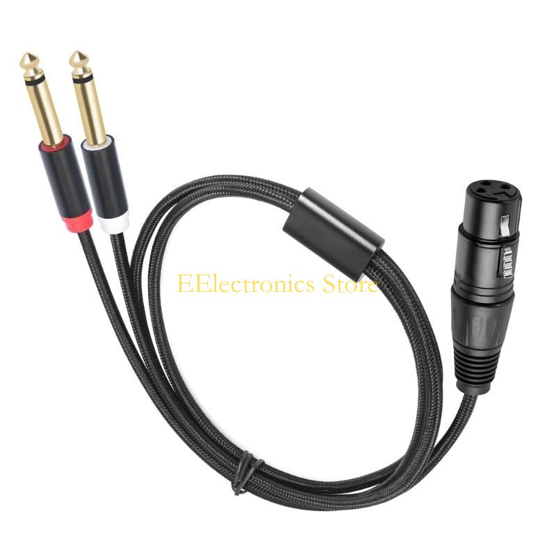 B03C أنثى 3Pin إلى 6.35 مللي م - مراجعة Audio And Music Splitter وسعره