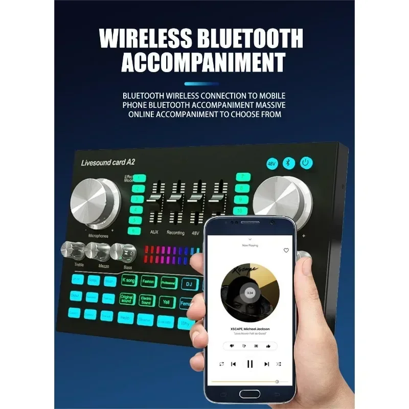 بطاقة صوت A2، بطاقة صوت حية، خ - مراجعة Audio Music Sound وسعره