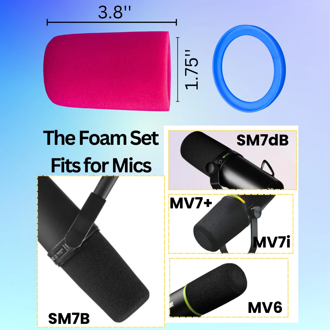 فلتر صوت بديل SM7B مع حلقة واق - مراجعة Shure Mic Sm7B وسعره
