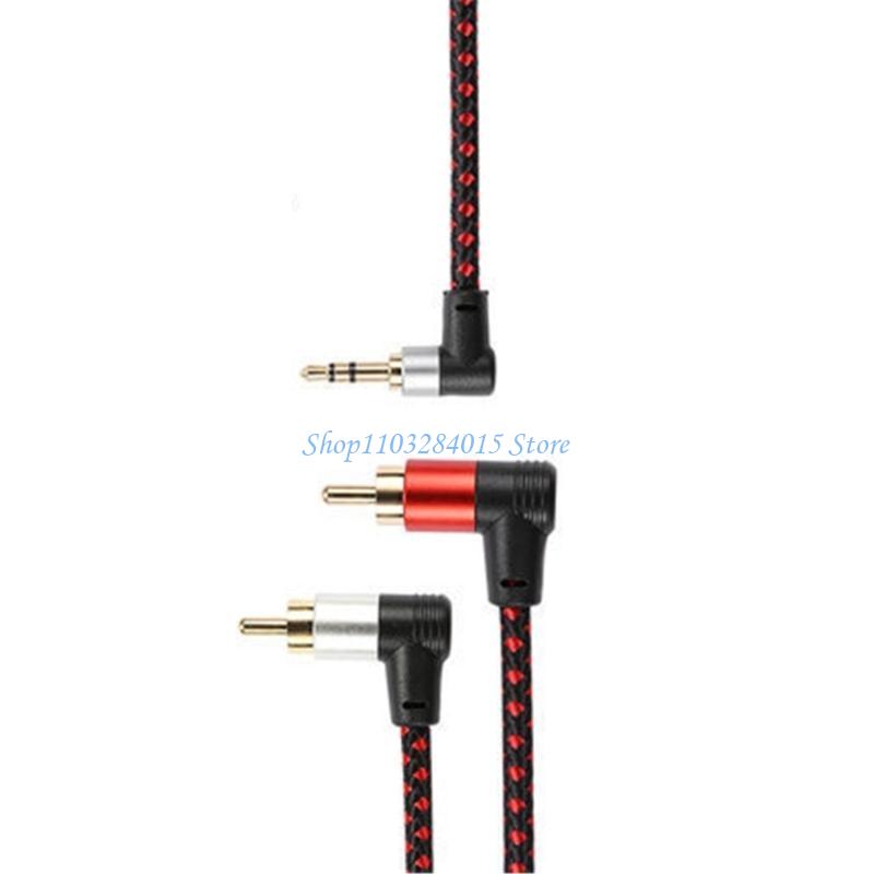R6FF 90 درجة كابل RCA الرافعات - مراجعة Audio And Music Splitter وسعره