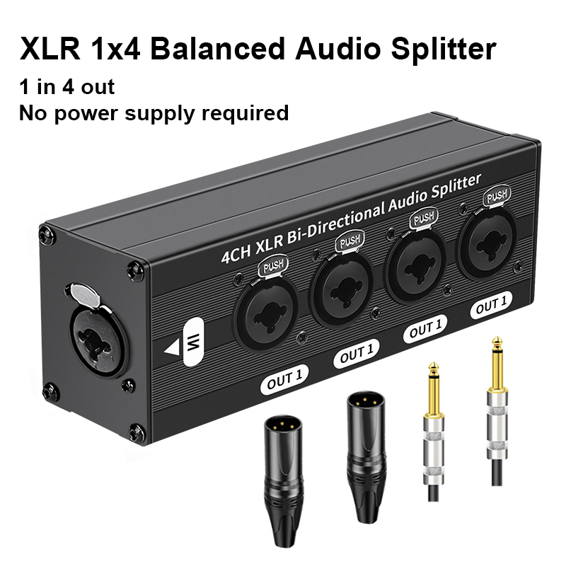 صندوق تقسيم إشارة صوتية متوازن - مراجعة Cable Xlr Balanced وسعره