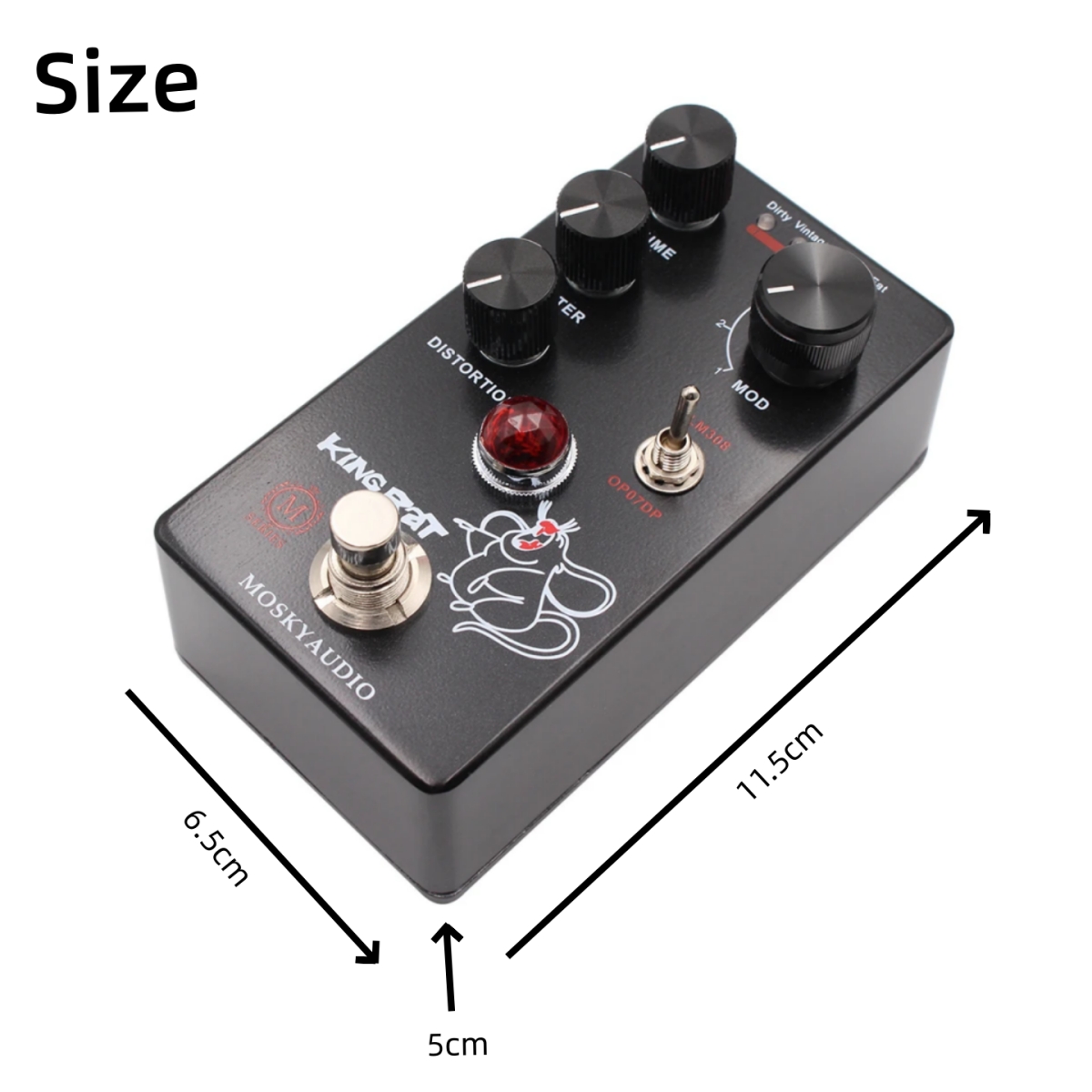 دواسة تأثيرات موسكي كينج رات ل - مراجعة Looper Pedal Guitar وسعره