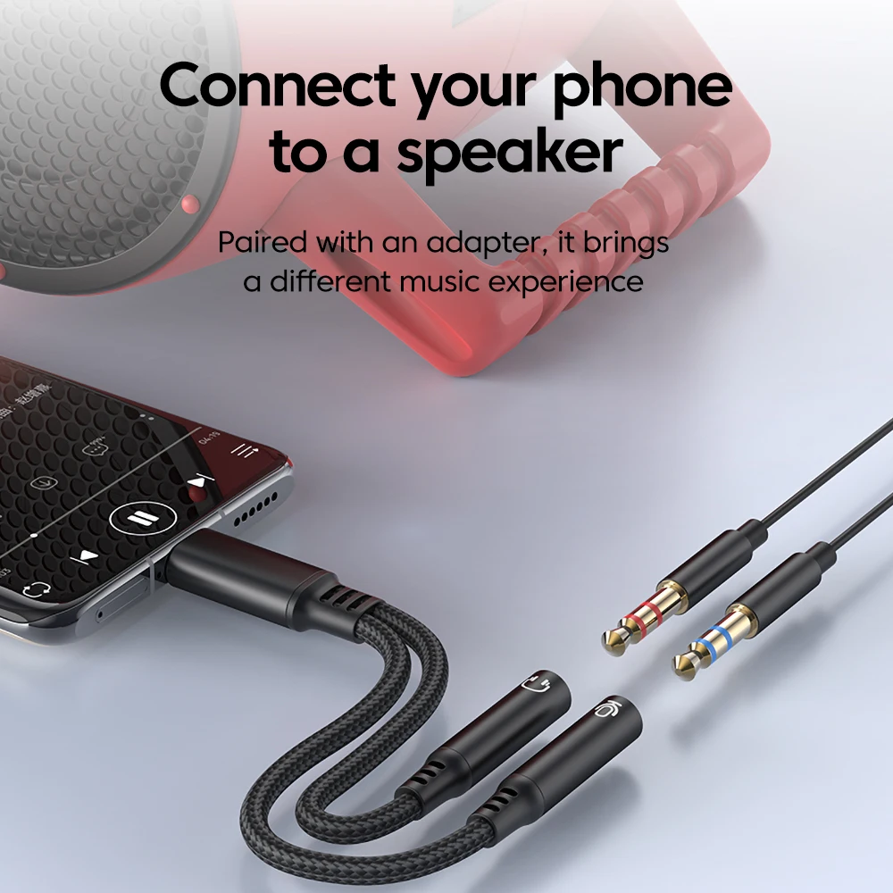 نوع C ذكر إلى 3.5 مللي متر جاك - مراجعة Audio And Music Splitter وسعره