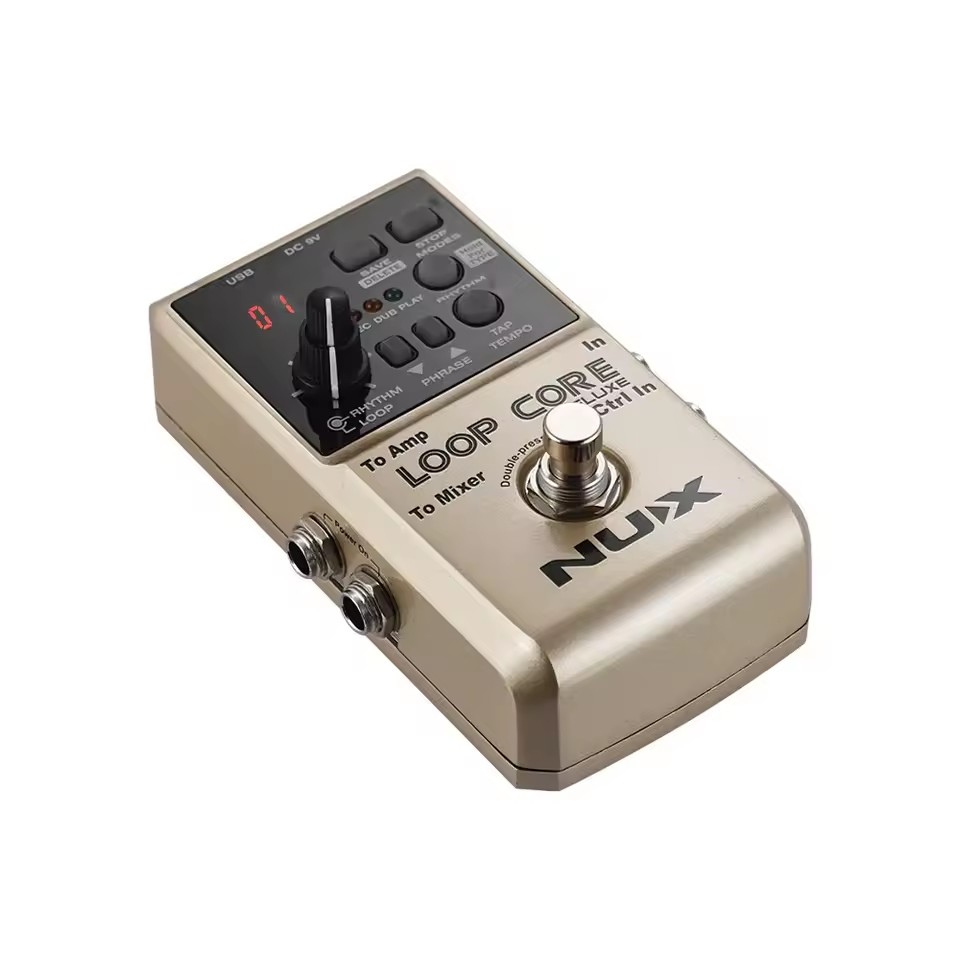 Nux حلقة الأساسية ديلوكس تأثير - مراجعة Looper Pedal Guitar وسعره