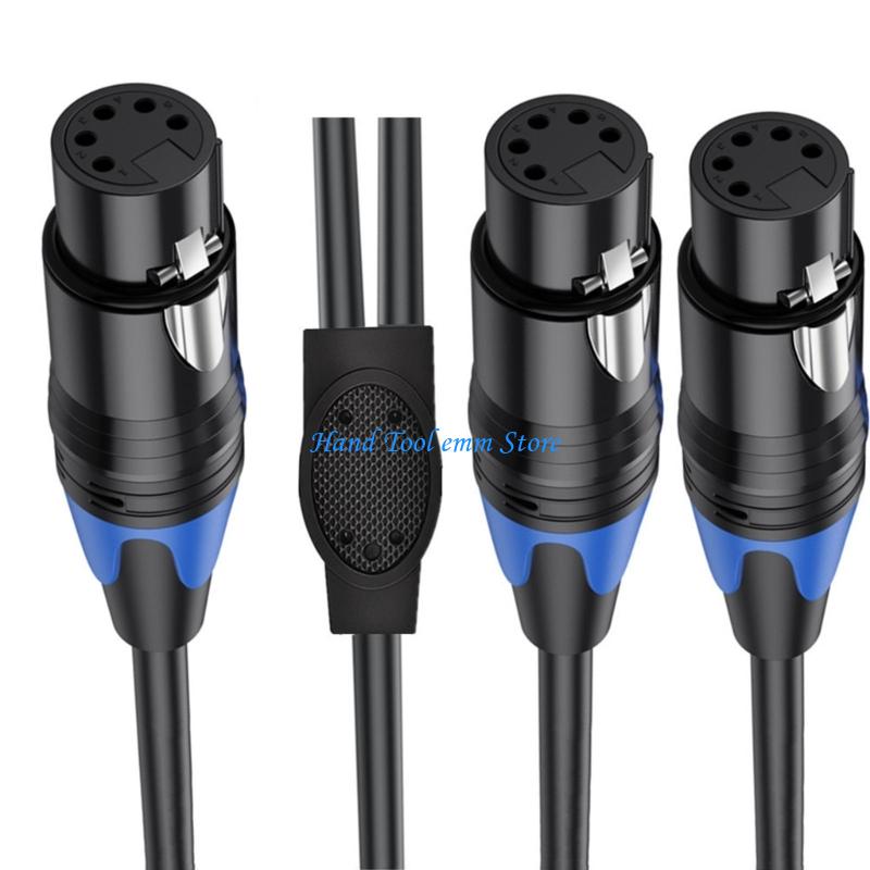 H37F 5Pin XLR كابل المهنية 5Pi - مراجعة Audio And Music Splitter وسعره