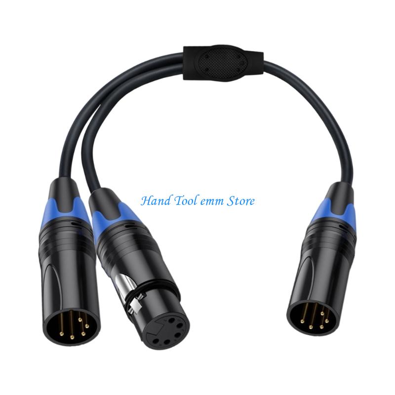H37F 5Pin XLR كابل المهنية 5Pi - مراجعة Audio And Music Splitter وسعره
