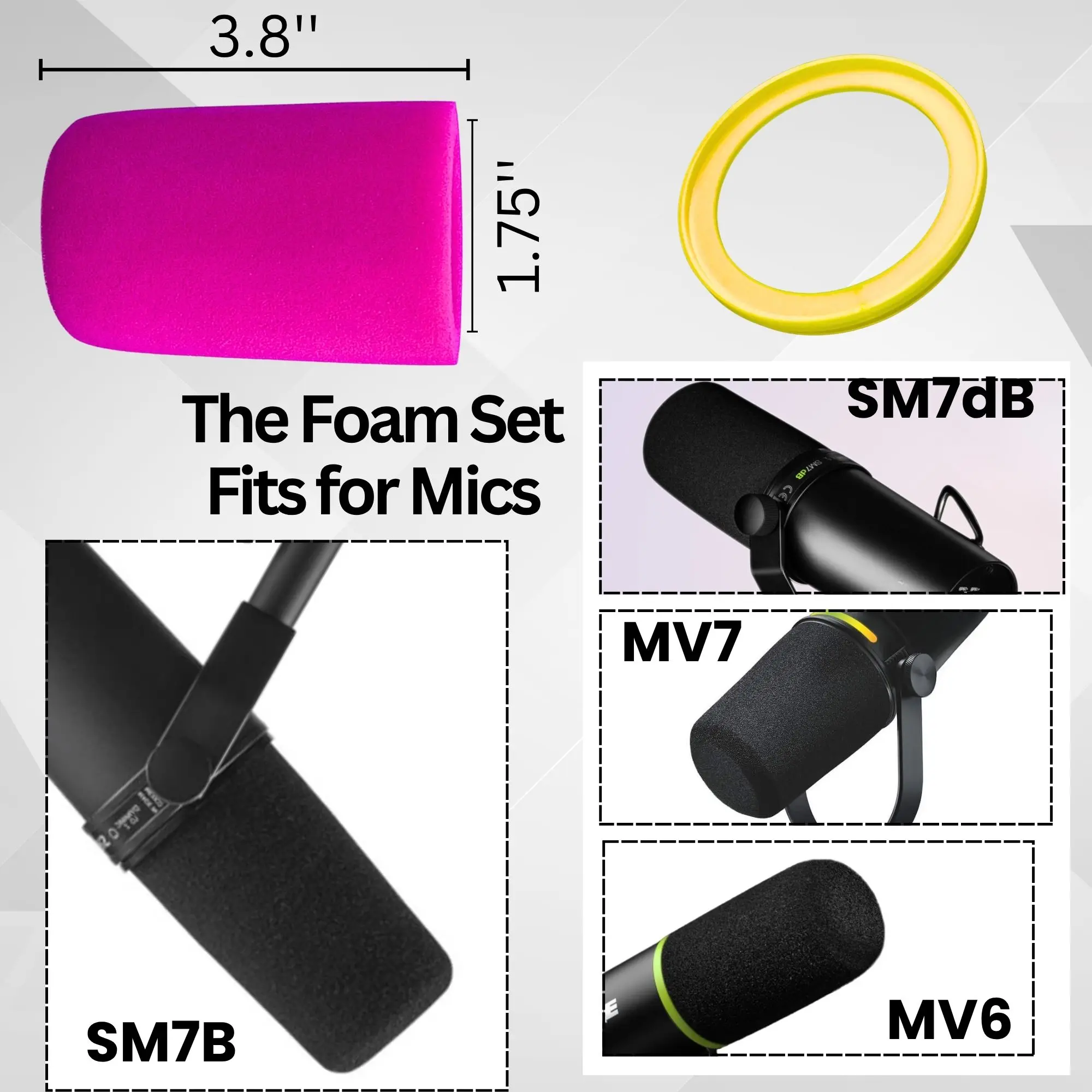 واقي الرياح وغطاء الإسفنج لميك - مراجعة Shure Mic Sm7B وسعره