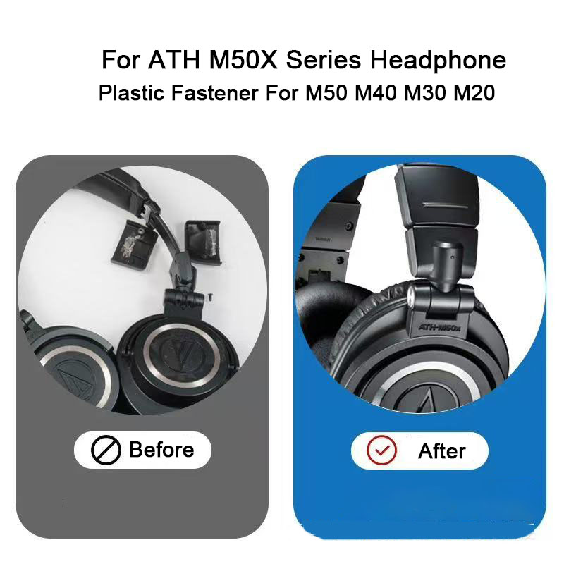 قفل بلاستيكي بديل جديد لسماعات - مراجعة Audio Technica Headphone Ath-M20X وسعره