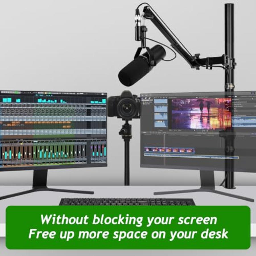 حامل ميكروفون قابل للتعديل، حا - مراجعة Shure Mic Sm7B وسعره