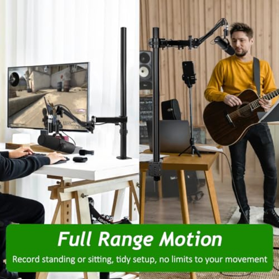 حامل ميكروفون قابل للتعديل، حا - مراجعة Shure Mic Sm7B وسعره