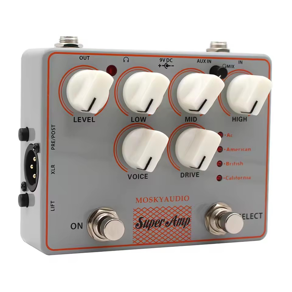 Mosky 4 AMP في صندوق مكبر صوت  - مراجعة Looper Pedal Guitar وسعره