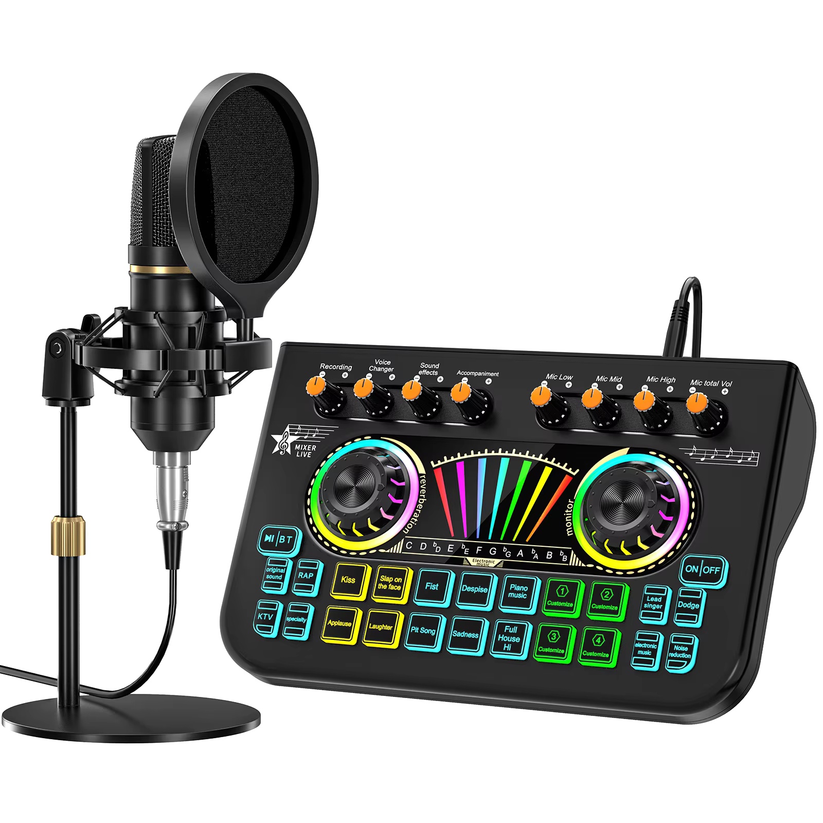 طقم ميكروفون بودكاست Tenlamp X - مراجعة Audio Music Sound وسعره