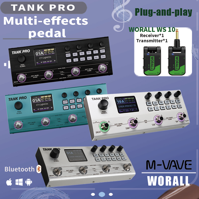 معالج تأثيرات متعددة M VAVE TA - مراجعة Looper Pedal Guitar وسعره