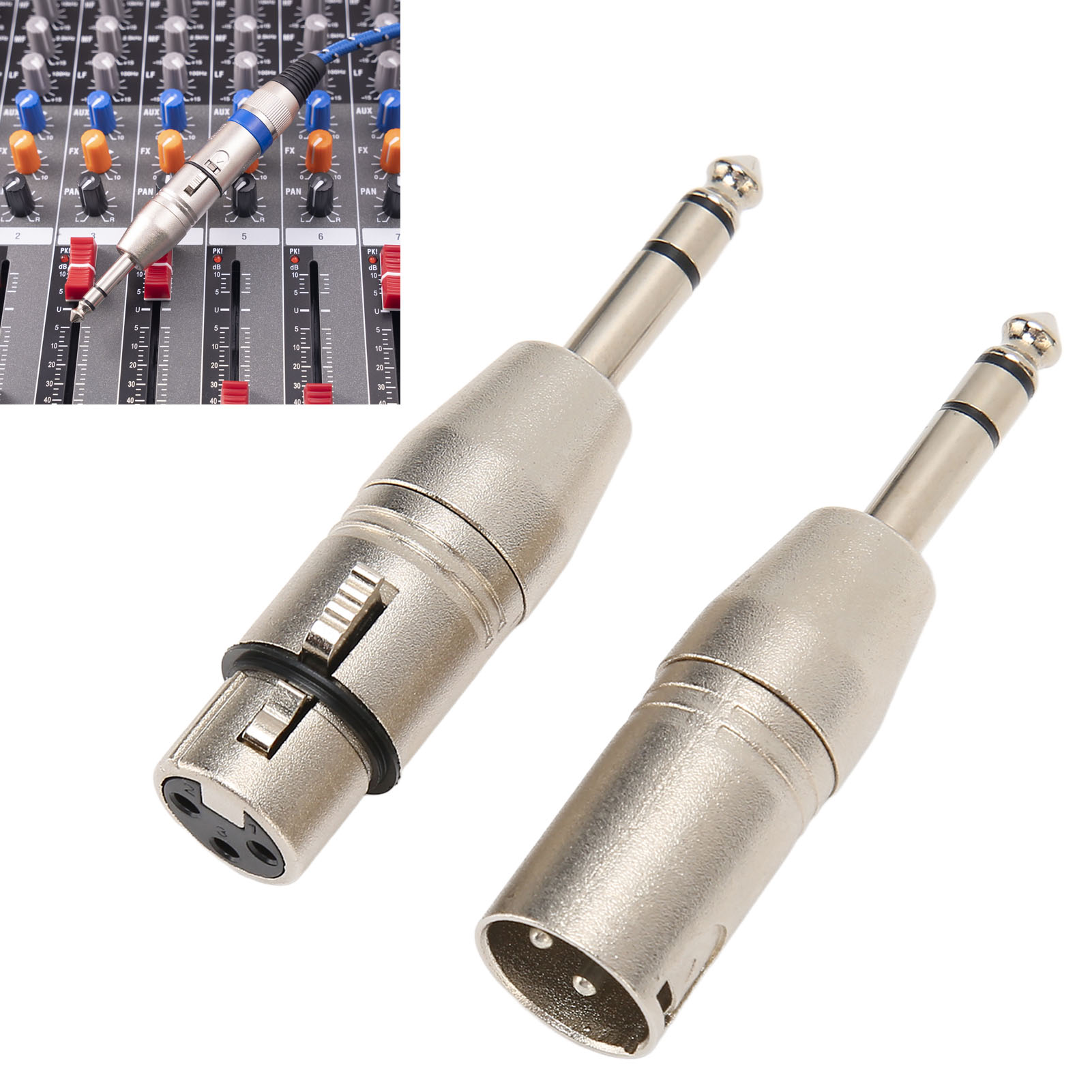 2 قطعة 1/4 بوصة TRS إلى XLR مح - مراجعة Cable Xlr Balanced وسعره